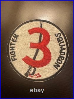 Vintage Royal Australian Air Force Squadron 3 Patch Ace Novelty Japan