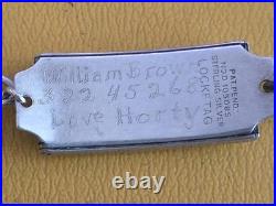 Vintage Sterling Silver 925 United States Air Force Logo Emblem ID Bracelet 8