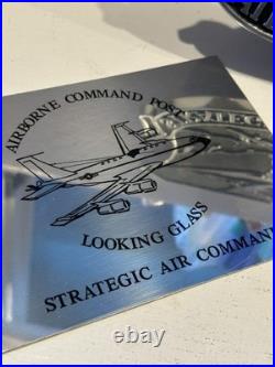 Vintage Strategic Air Command Aircraft Aluminum Plaque Wall Decor and Placards