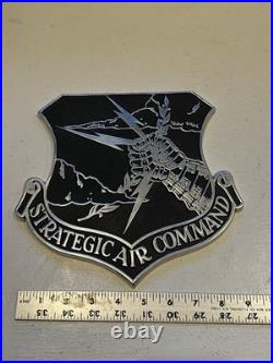 Vintage Strategic Air Command Aircraft Aluminum Plaque Wall Decor and Placards
