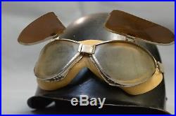 Vintage Sunglasses Aviator Air Force Motorcycle Goggles Glasses WW2 WWII