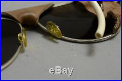 Vintage Sunglasses Aviator Air Force Motorcycle WW2 WWII Goggles Glasses Leather