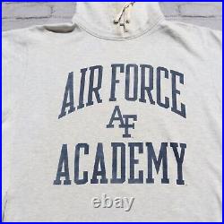 Vintage USAFA United States Air Force Academy Hoody Sweatshirt Big Logo