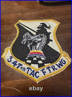 Vintage USAF 347th Tactical Fighter Wing Patch Yokota Air Base Japan