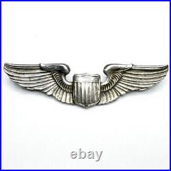 Vintage USAF 3 Pilot Wings Air Force Sterling Silver American Military 17.6g