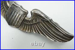 Vintage USAF 3 Pilot Wings Air Force Sterling Silver American Military 17.6g