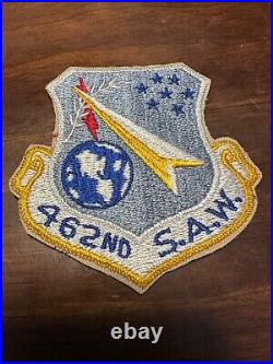 Vintage USAF 462nd Strategic Aerospace Wing Patch Larson AFB Washington