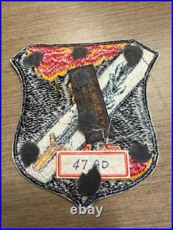 Vintage USAF 47th Air Division Patch Ace Novelty Japan