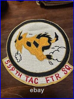 Vintage USAF 559th Tactical Fighter Squadron Patch Battling Billy Goats