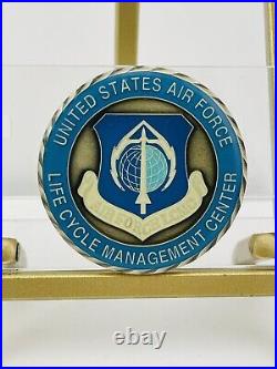 Vintage USAF Air Force Life Cycle Management Center Command Challenge Coin