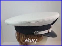 Vintage USAF Korean Era Military Mess Dress Bullion Eagle Hat 7-1/8