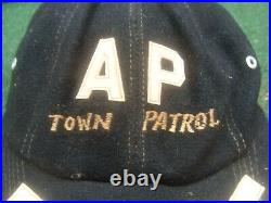 Vintage USAF Military Police Post-Korean War AP Air Police wool cap 60-61