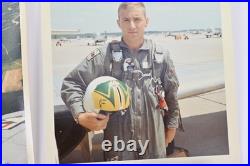 Vintage USAF Pilot Wings & 6 Original T38 Talon Pilot Photos Lot