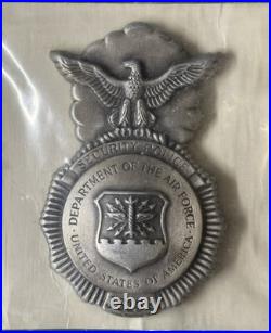 Vintage USAF Rare Security Forces NOS Pin 1982