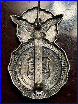 Vintage USAF Security Police Eagle Badge Department of the Air Force USA