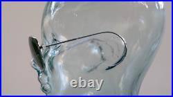 Vintage USAF United States Air Force Aviator Sunglasses Silver Wrap Around Rare