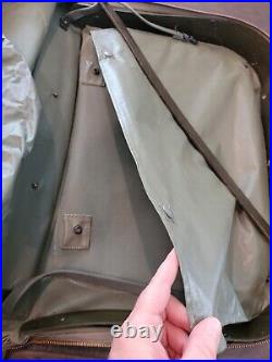 Vintage US ARMY AIR FORCE Military Flyer's Garment Bag Named Pilot Luggage