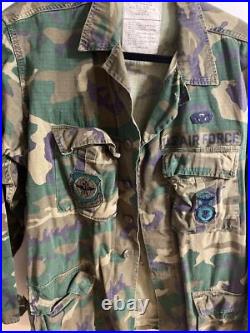 Vintage US Air Force Blue Camo Very Rare 1981. Air Lift Command Special Unit