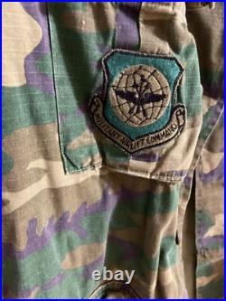 Vintage US Air Force Blue Camo Very Rare 1981. Air Lift Command Special Unit