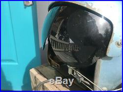 Vintage US Air Force Fighter Pilots Flight Helmet with Mic Headset