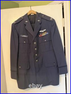 Vintage US Air Force High Ranking Decorated Dress Uniform Ribbons Rare