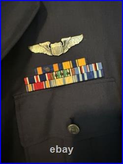 Vintage US Air Force High Ranking Decorated Dress Uniform Ribbons Rare