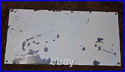 Vintage US Air Force Installation Warning Sign 24x 12