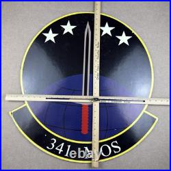 Vintage US Air Force Military Memorabilia MOS Wall Display Emblem 27 Sign Rare