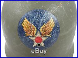 Vintage US Army Air Force Military M1 Helmet Liner World War II Vietnam RARE
