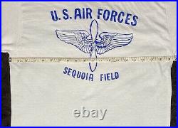 Vintage US Army Air Forces Sequoia Field California T Shirt Flight Training