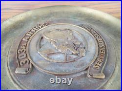 Vintage US Army Cold War Brass Plaque Plate 303rd ARR Air Rescue Squadron Dumbo