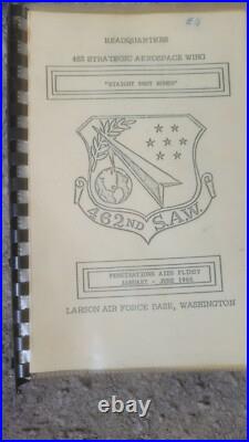 Vintage U. S. Air Force B-52 Flight Crew Briefcase And Contents Military USAF