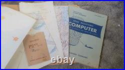 Vintage U. S. Air Force B-52 Flight Crew Briefcase And Contents Military USAF