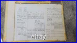 Vintage U. S. Air Force B-52 Flight Crew Briefcase And Contents Military USAF