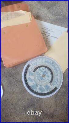 Vintage U. S. Air Force B-52 Flight Crew Briefcase And Contents Military USAF