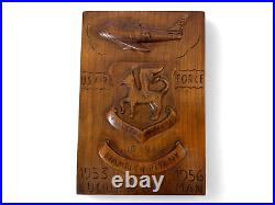 Vintage U. S. Air Force Commemorative Wooden Plaque, Signed Lucius W. Boseman Vintage U. S. Air Force Commemorative Wooden Plaque, Signed Lucius W. Boseman