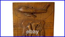 Vintage U. S. Air Force Commemorative Wooden Plaque, Signed Lucius W. Boseman Vintage U. S. Air Force Commemorative Wooden Plaque, Signed Lucius W. Boseman