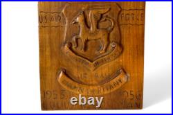Vintage U. S. Air Force Commemorative Wooden Plaque, Signed Lucius W. Boseman Vintage U. S. Air Force Commemorative Wooden Plaque, Signed Lucius W. Boseman