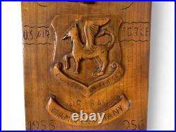 Vintage U. S. Air Force Commemorative Wooden Plaque, Signed Lucius W. Boseman Vintage U. S. Air Force Commemorative Wooden Plaque, Signed Lucius W. Boseman