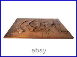 Vintage U. S. Air Force Commemorative Wooden Plaque, Signed Lucius W. Boseman Vintage U. S. Air Force Commemorative Wooden Plaque, Signed Lucius W. Boseman