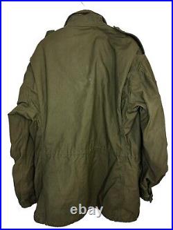 Vintage U. S. Air Force FIELD JACKET With Patches Alpha Industries SZ M