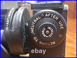 Vintage U. S. Army Air Corps Aircraft Octant with Case Bendix Corp