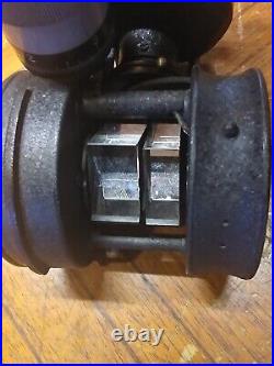 Vintage U. S. Army Air Corps Aircraft Octant with Case Bendix Corp