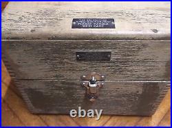 Vintage U. S. Army Air Corps Aircraft Octant with Case Bendix Corp