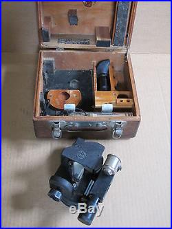 Vintage U. S. Army World War II Air Forces SEXTANT A-10A Ansco with Case Military