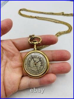 Vintage United States Air Force Accutron Bulova Quartz Pocketwatch Not Running