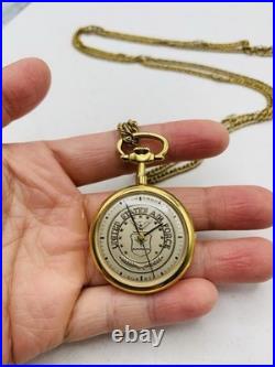 Vintage United States Air Force Accutron Bulova Quartz Pocketwatch Not Running