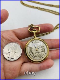 Vintage United States Air Force Accutron Bulova Quartz Pocketwatch Not Running