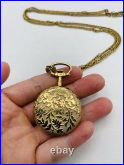 Vintage United States Air Force Accutron Bulova Quartz Pocketwatch Not Running