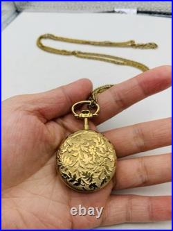 Vintage United States Air Force Accutron Bulova Quartz Pocketwatch Not Running